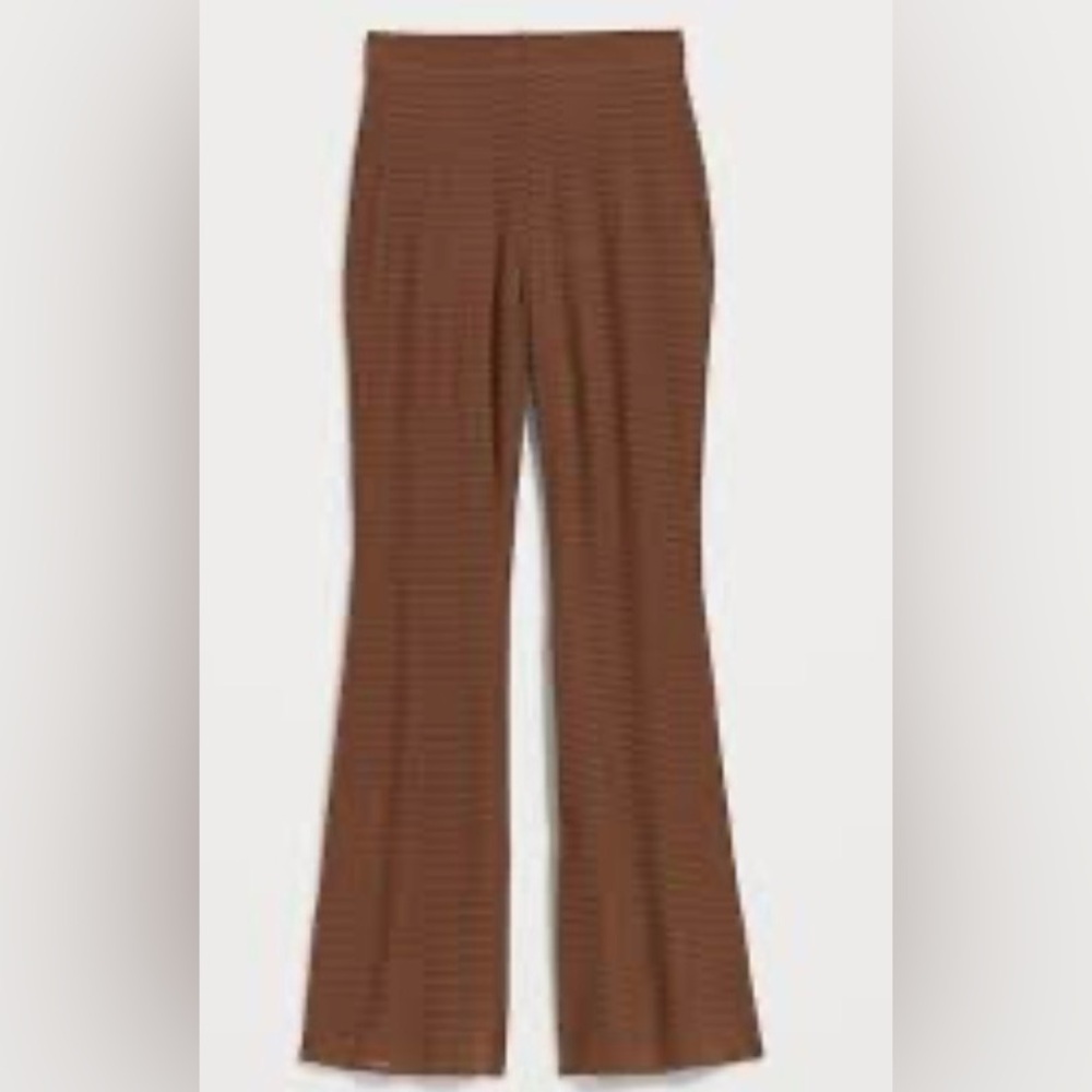 High-Waisted Crochet Beach Cover up Flared Brown Pants| Old Navy